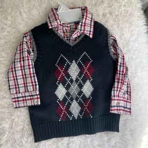 GREAT GUY Two Piece Vest and button-down - NWT